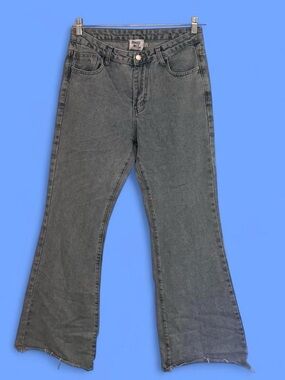 Princess Polly Gray Flare Jeans